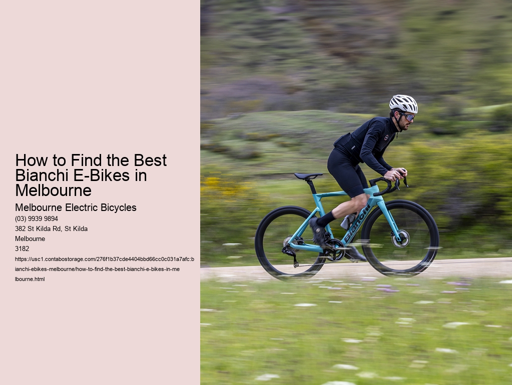 How to Find the Best Bianchi E-Bikes in Melbourne  