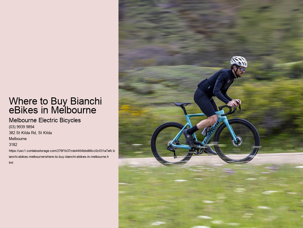 Where to Buy Bianchi eBikes in Melbourne